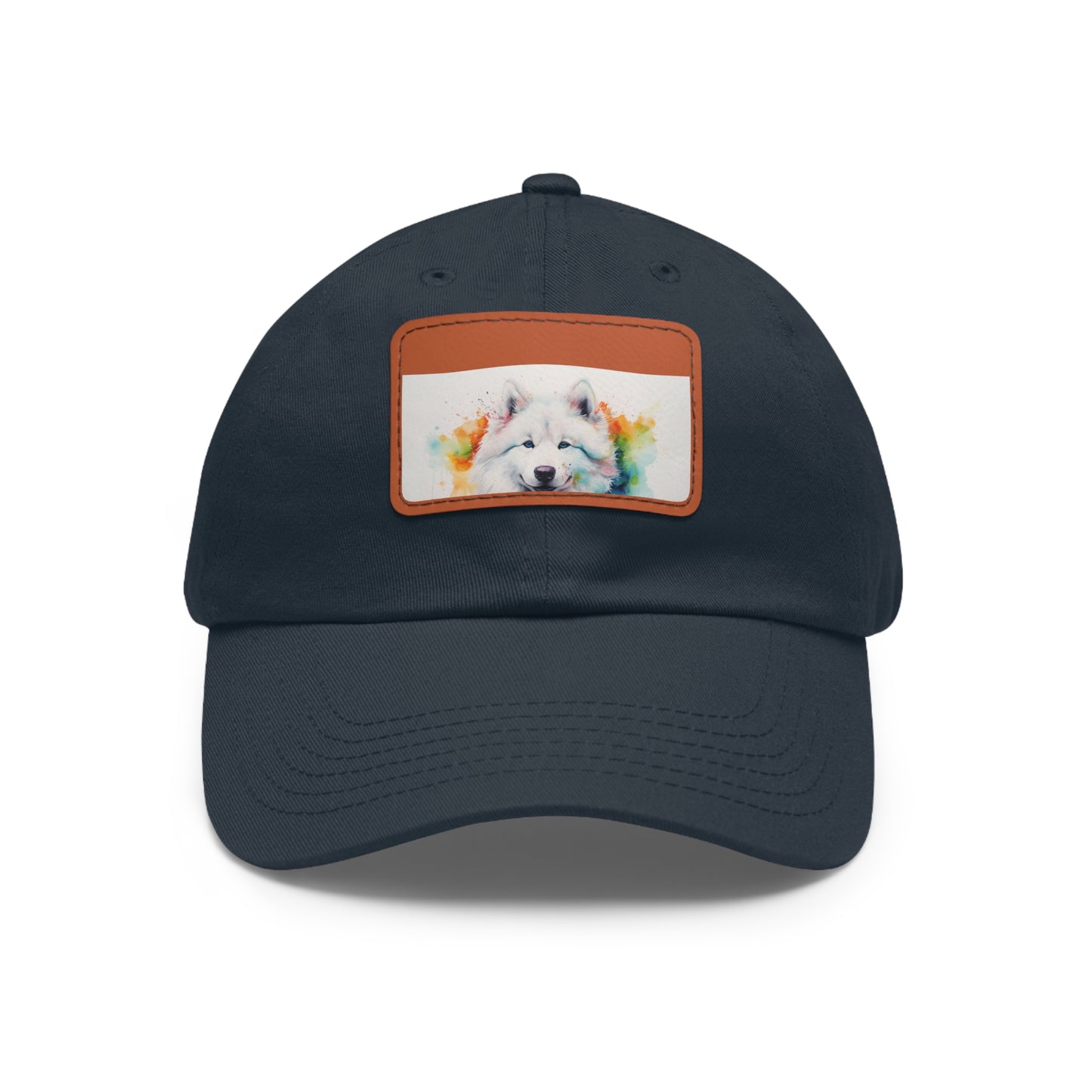 Watercolor Samoyed Charm Baseball Cap