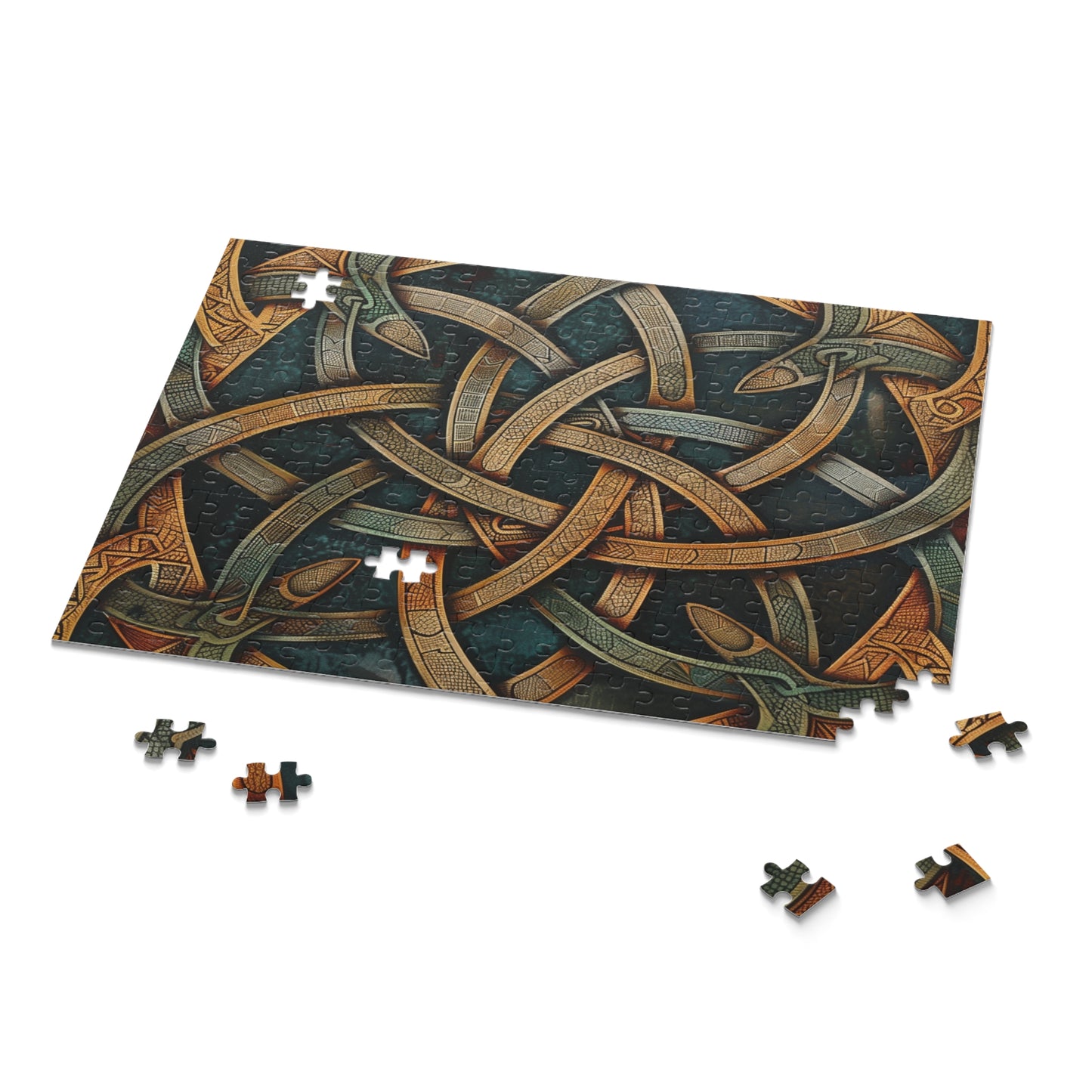 Beautiful Celtic Knot jigsaw puzzle, perfect for hours of entertainment and relaxation.