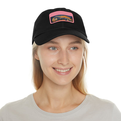 Gallop Through Abstract Art: Horsefull Body Textured Baseball Cap