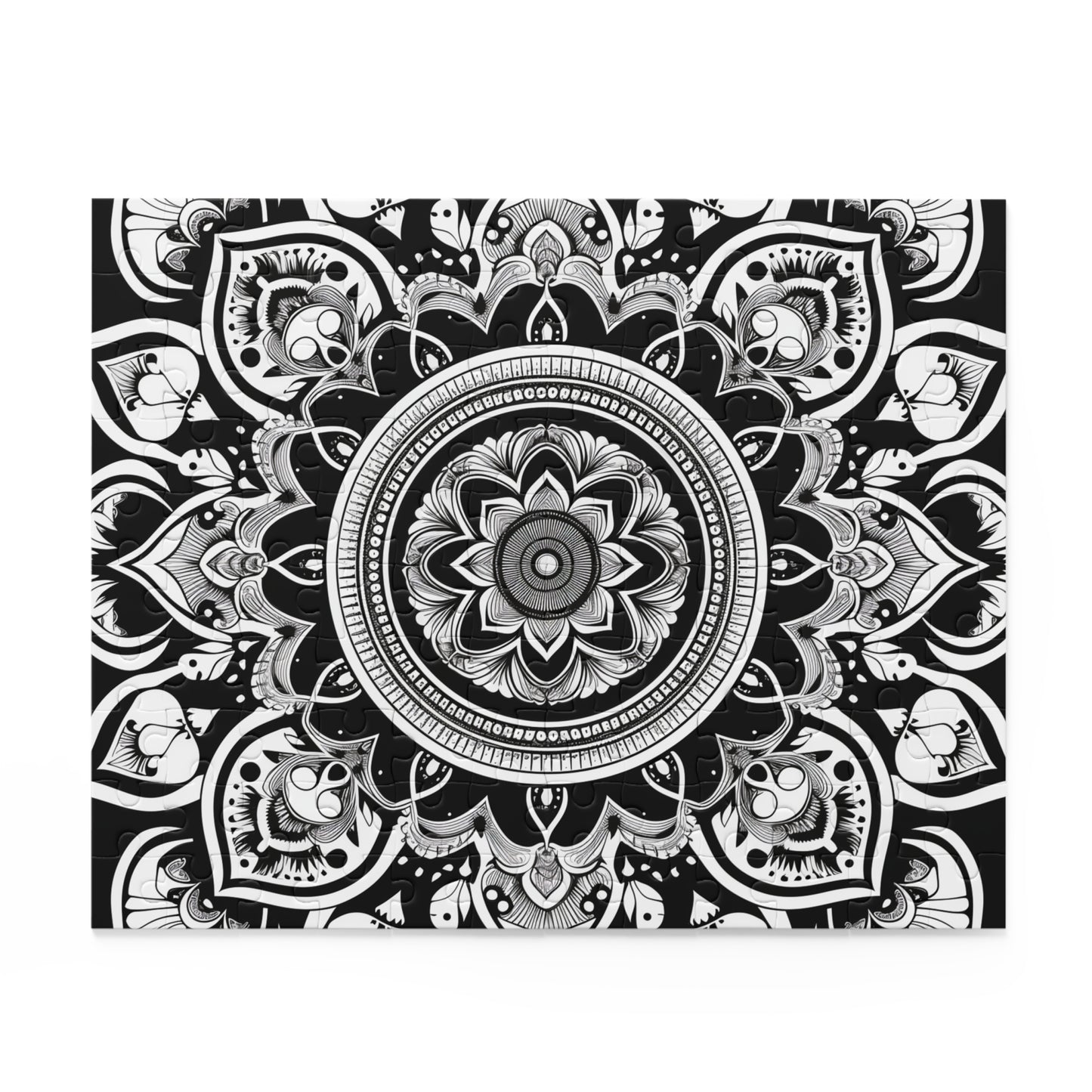 "Zen Mandala Jigsaw Puzzle for Relaxation and Focus"