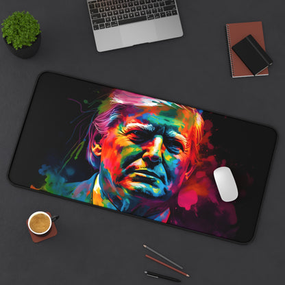 Trump Neon Desk Mat | Desk Mat | Accessories, Back-to-School, Desk, Fall Bestsellers, Home & Living, Mouse pad, Mouse Pads, Mousepad, Seasonal Picks, Stationery, TikTok | Prints with Passion