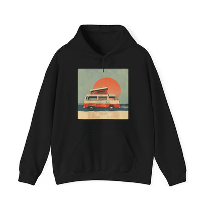 Retro Camper Van Hoodie | Hoodies | DTG, Hoodies, Men's Clothing, Regular fit, Unisex, Women's Clothing | Prints with Passion