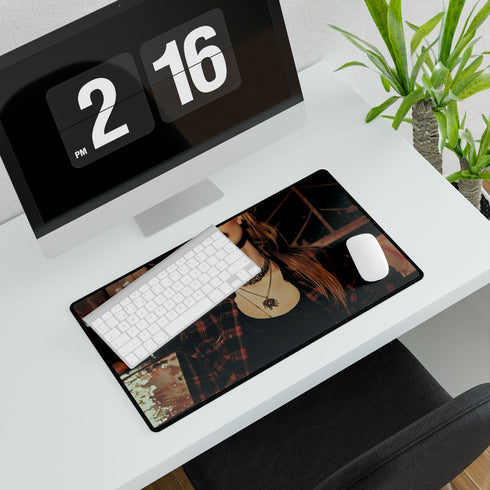 90s Retro Grunge Abstract Texture — XL & XXL Desk Mat — Product Detail View 7