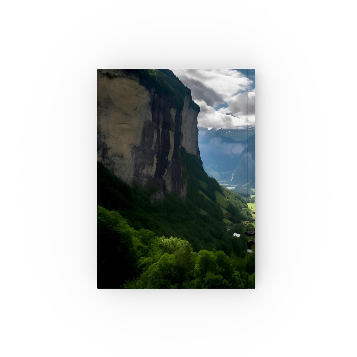 Lauterbrunnen Valley Views Journal: Swiss Alps Nature-Inspired Notebook