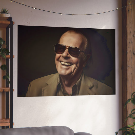 Shop our Ray Ban Jack Nicholson poster for a classic addition to your space. Capturing the essence of Nicholson's charisma and style