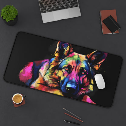 German Shephard Desk Mat | Desk Mat | Accessories, Back-to-School, Desk, Fall Bestsellers, Home & Living, Mouse pad, Mouse Pads, Mousepad, Seasonal Picks, Stationery, TikTok | Prints with Passion