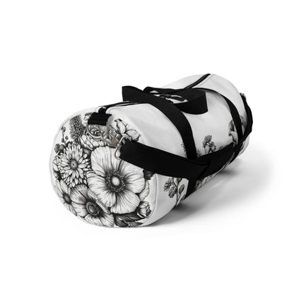 Floral Sketch Duffel Bag