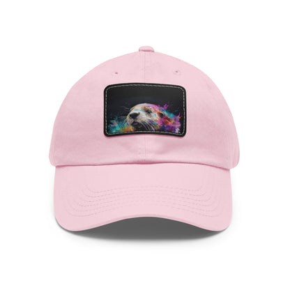 Happy Otter Watercolor Cap