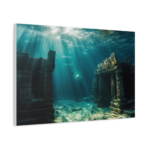 Sunken City Awakening with Energy (Edition II) — Canvas Wall Art — Product Detail View 6