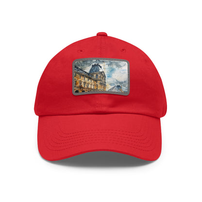 Parisian Charm Louvre Watercolor Cap