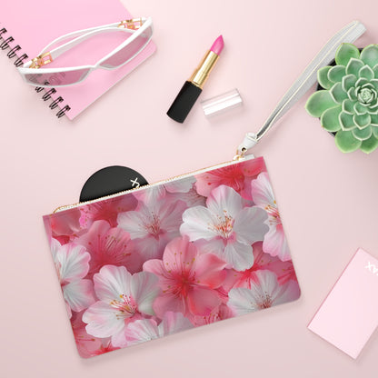 Cherry Blossom Pink Clutch Bag