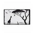 Woodland Deer & Pine Forest Silhouette — XL & XXL Desk Mat — Gaming & Workspace Desk Setup View