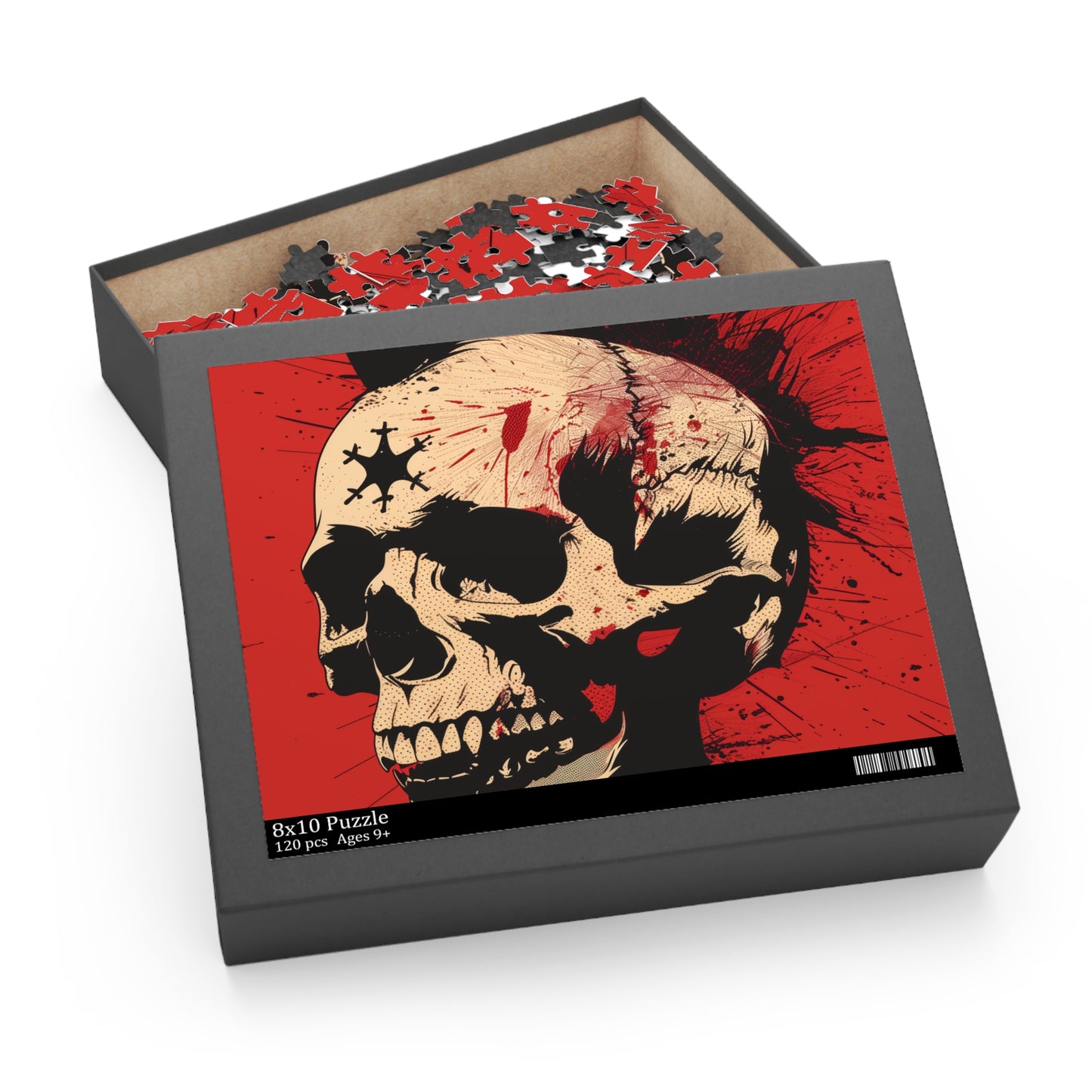 Punk Rock Skull Jigsaw Puzzle | Puzzle | Back-to-School, Fall Picks, Games, Holiday Picks, Home & Living, Puzzles, TikTok, Valentine's Day, Valentine's Day Picks | Prints with Passion