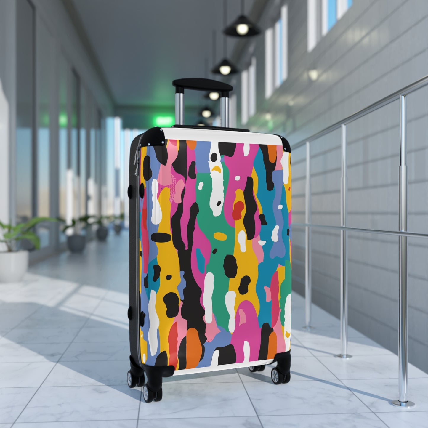 Vibrant Abstract Pattern Suitcase