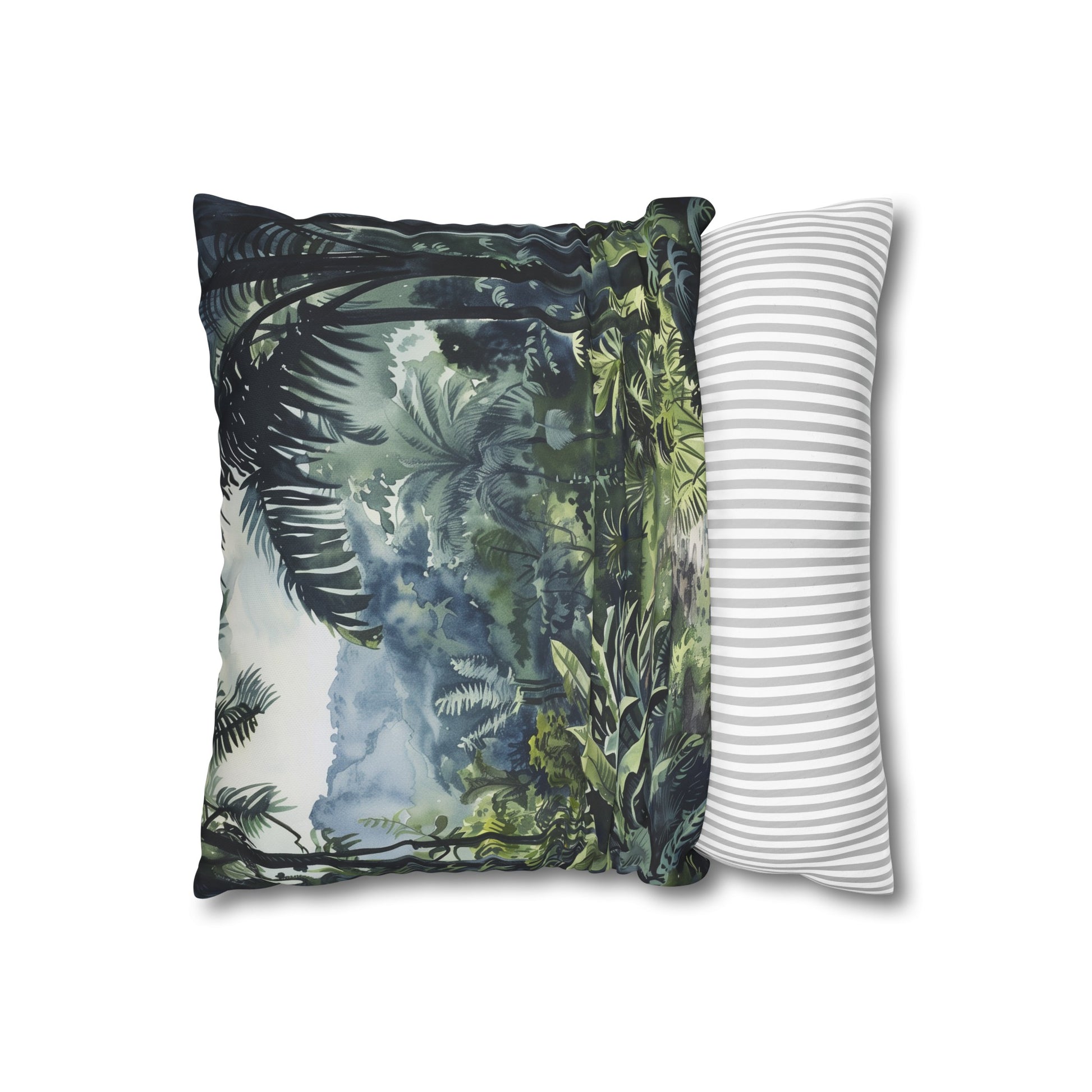 "Vibrant Congo Rainforest Dreams Pillowcase - High-quality and stylish jungle-inspired bedding, perfect for all seasons. Makes a great gift. Shop now!"