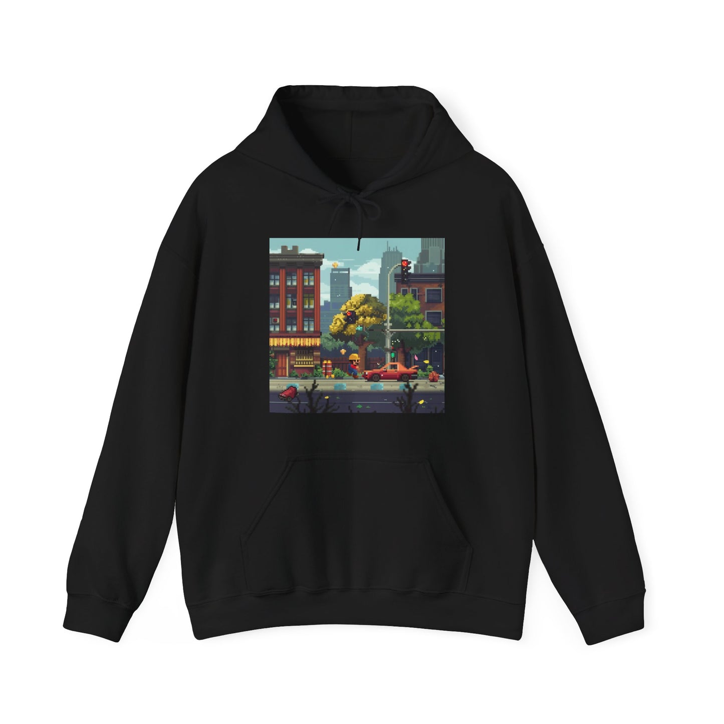 Pixelated Nostalgia Retro Hoodie | Hoodies | DTG, Hoodies, Men's Clothing, Regular fit, Unisex, Women's Clothing | Prints with Passion