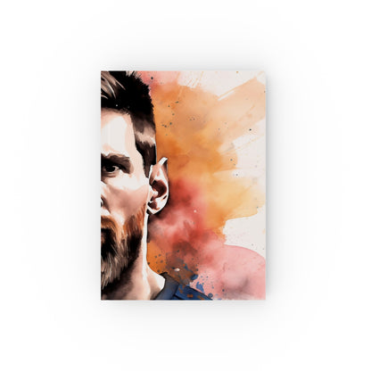 "Journal: Messi A Champion's Journey, stylish tribute to football maestro, perfect gift"