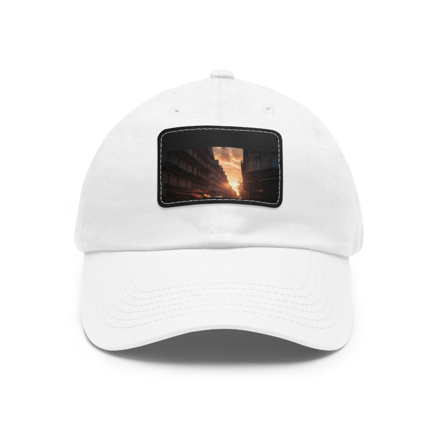 Parisian Twilight Street Baseball Cap