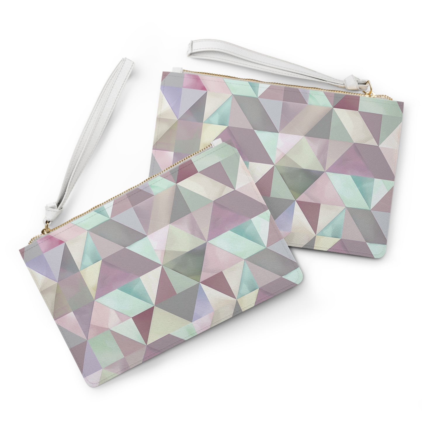 Pastel Geometrics Clutch Bag