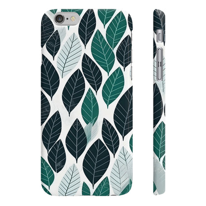 Verdant Vine: Modern Leaf Pattern Phone Case