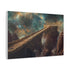 Celestial Bridge over Cosmic Canyon (Edition II) — Canvas Wall Art — Side Profile & Stretched Corner Detail