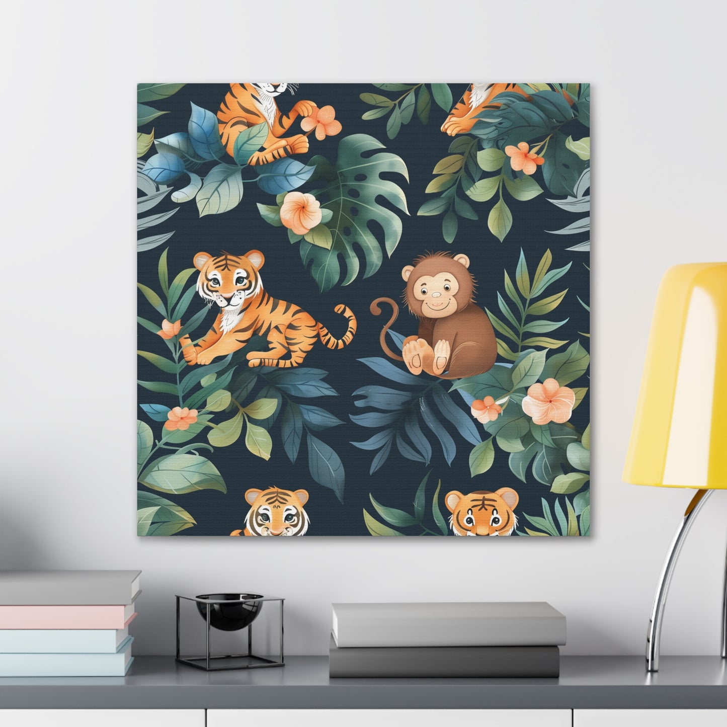 Tiger Jungle Safari Canvas Print