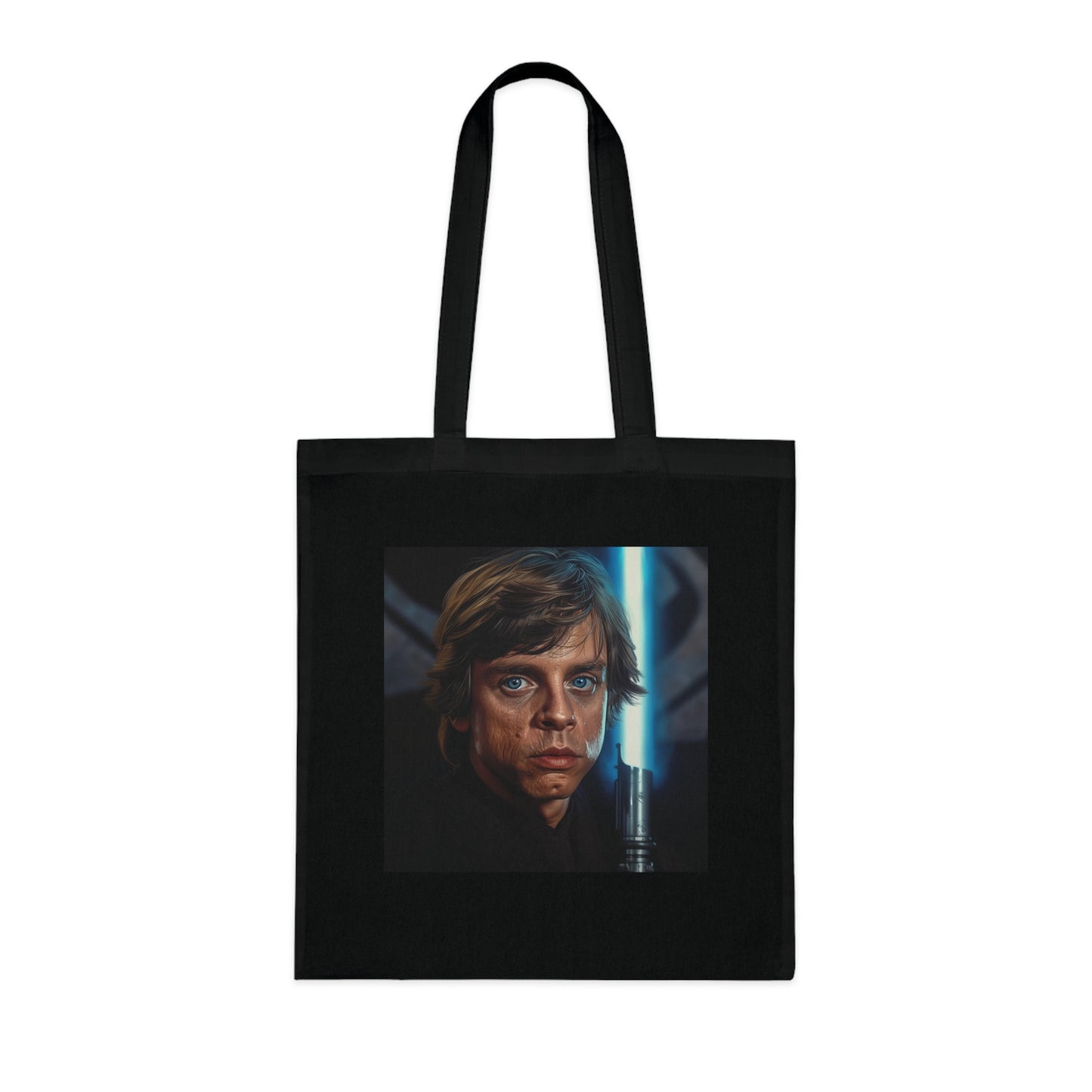 Alt text: "A New Hope Tote Bag - High-quality, comfortable, and stylish Luke Skywalker themed tote perfect for all seasons. Makes a great gift. Shop now at BenCPrints."