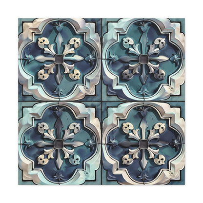 creating a seamless blend of traditional and modern design elements. The detailed tiles design brings a touch of artisanal craftsmanship to your walls