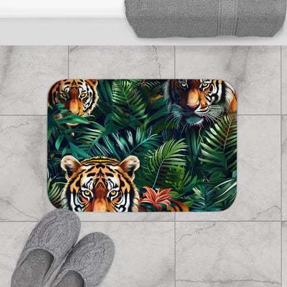 Tiger Jungle Safari Bath Mat