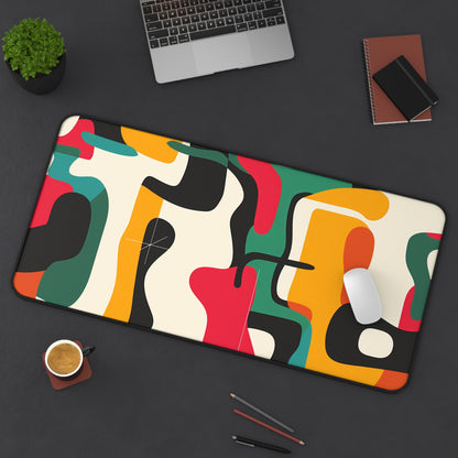 Bright Abstract Desk Mat | Desk Mat | Accessories, Back-to-School, Desk, Fall Bestsellers, Home & Living, Mouse pad, Mouse Pads, Mousepad, Seasonal Picks, Stationery, TikTok | Prints with Passion