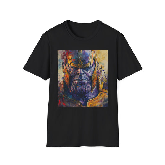 Cosmic Conqueror: The Inevitable Destiny of Thanos | T-Shirt | Art, Avengers, Brush, Canvas, Color, Marvel, Painting, Superhero, Th, Universe | Prints with Passion