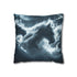 Storm Clouds Shaped Like Mythical Beasts (Edition II) — 40×40 Cushion Cover — Front 40×40 cm Square Cushion View