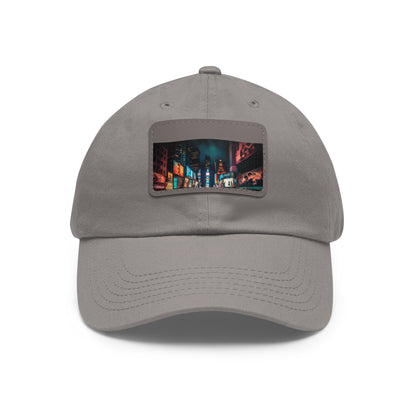 Times Square Nights Embroidered Baseball Cap