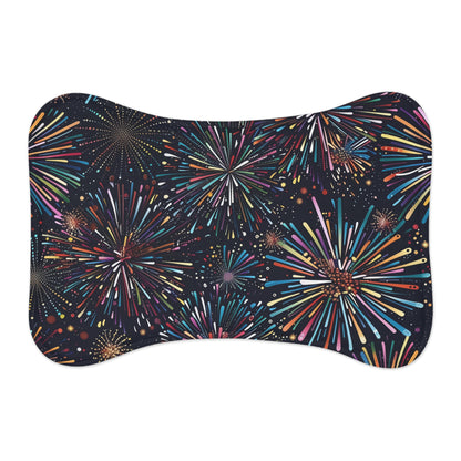 Fireworks Pet Feeding Mat