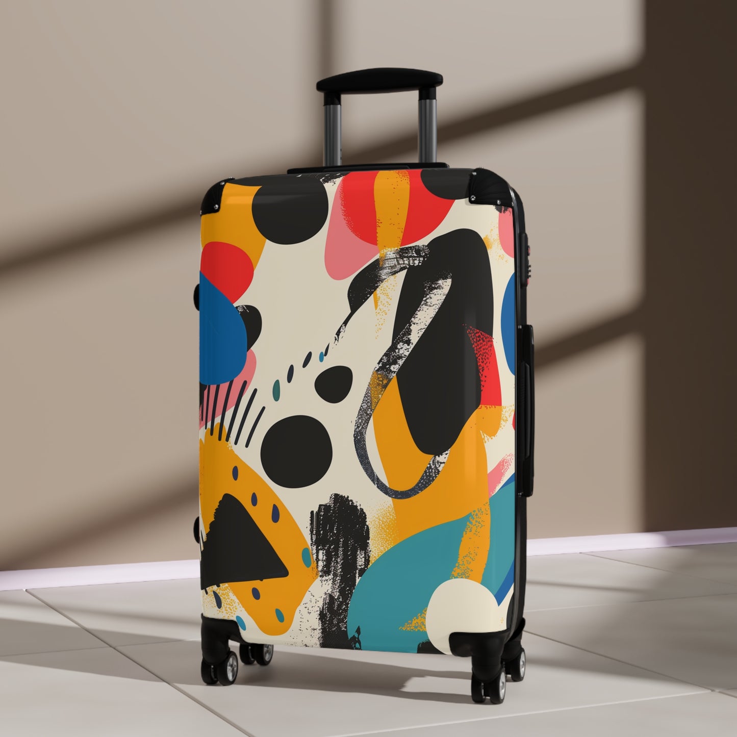 Vibrant Abstract Pattern Suitcase