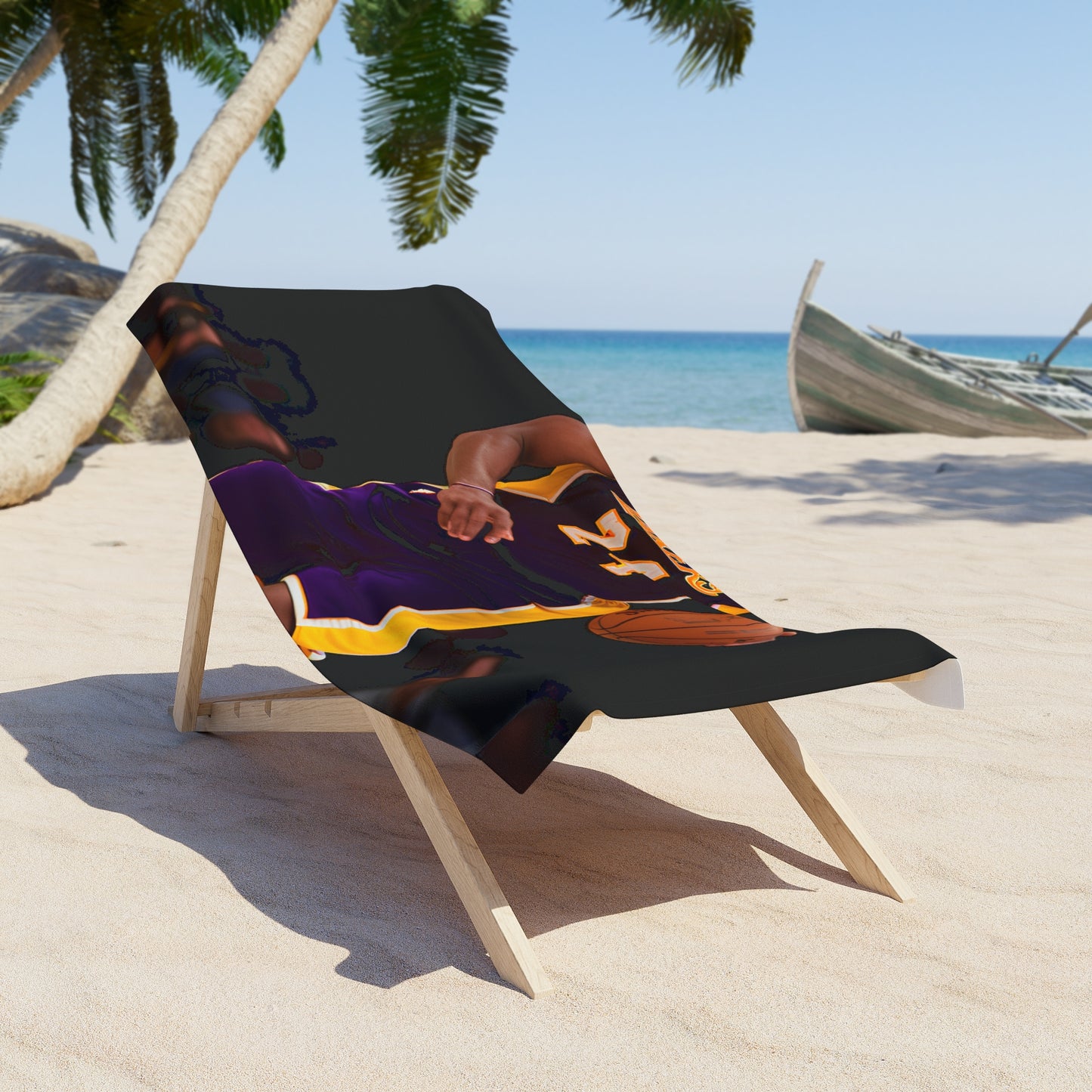 it's perfect for lounging in the sun at the beach or by the pool. This high-quality beach towel is a must-have accessory for your next seaside getaway. Get yours today and elevate your beach experience!