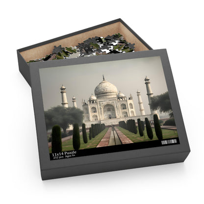 Taj Mahal Ivory Jigsaw Puzzle