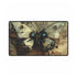 Robot Butterfly over Ancient Map — XL & XXL Desk Mat — Gaming & Workspace Desk Setup View