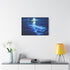 Glass Harmonica Floating in Moonlight Stretched Canvas Wall Art