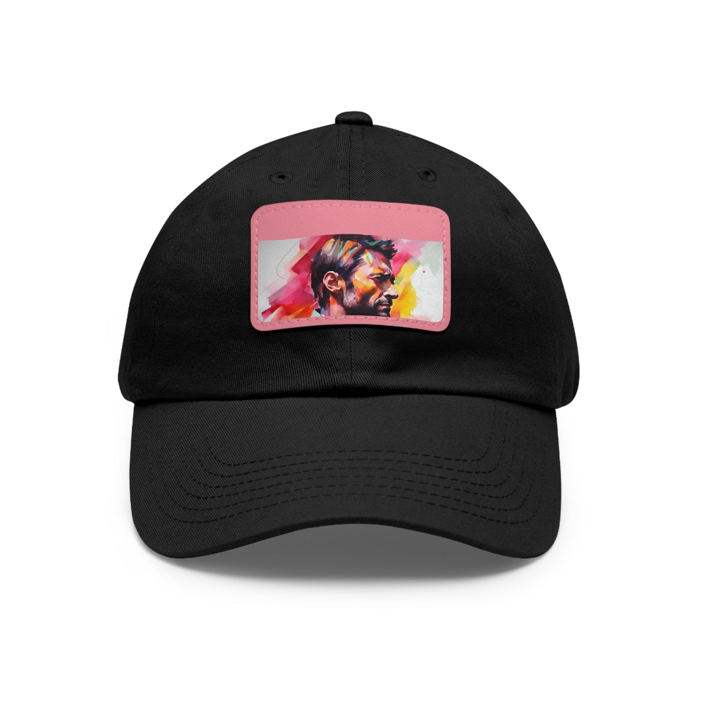 Neon Dreams: The Hugh Jackman Watercolor Cap | Hats | Accessories, Cotton, hat, Hats, hats-tag, Unisex, Vegan | Prints with Passion