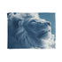 Cloud Shaped Like a Giant Lion Plush Fleece Throw Blanket