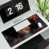 Portal Garden Blooming Through Time — XL & XXL Desk Mat — 3mm Non-Slip Natural Rubber Base Detail