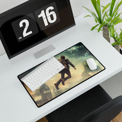 A Traveler Floating above Time Gaming XXL Extended Desk Mat
