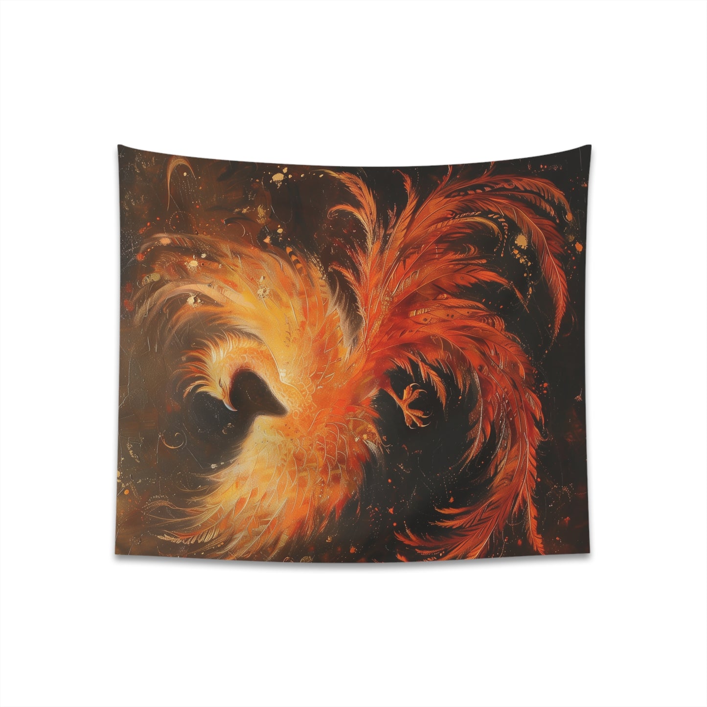 Phoenix Rising: A Mythical Tapestry - Symbol of Rebirth and Renewal | High-quality Material, Perfect for All Seasons | BenCPrints