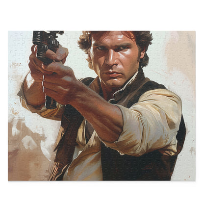 Han Solo Star Wars jigsaw puzzle - piece together your own adventure with this engaging and nostalgic puzzle!