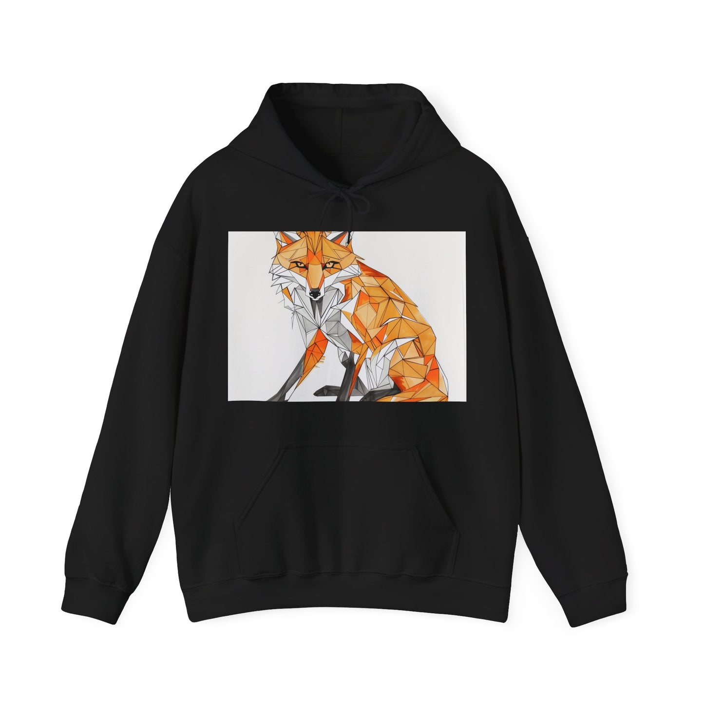 Fox Geometric Evolution Fox Hoodie | Hoodies | DTG, Hoodies, Men's Clothing, Regular fit, Unisex, Women's Clothing | Prints with Passion