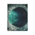Stargate Opening Beneath Ocean Floor Plush Fleece Throw Blanket