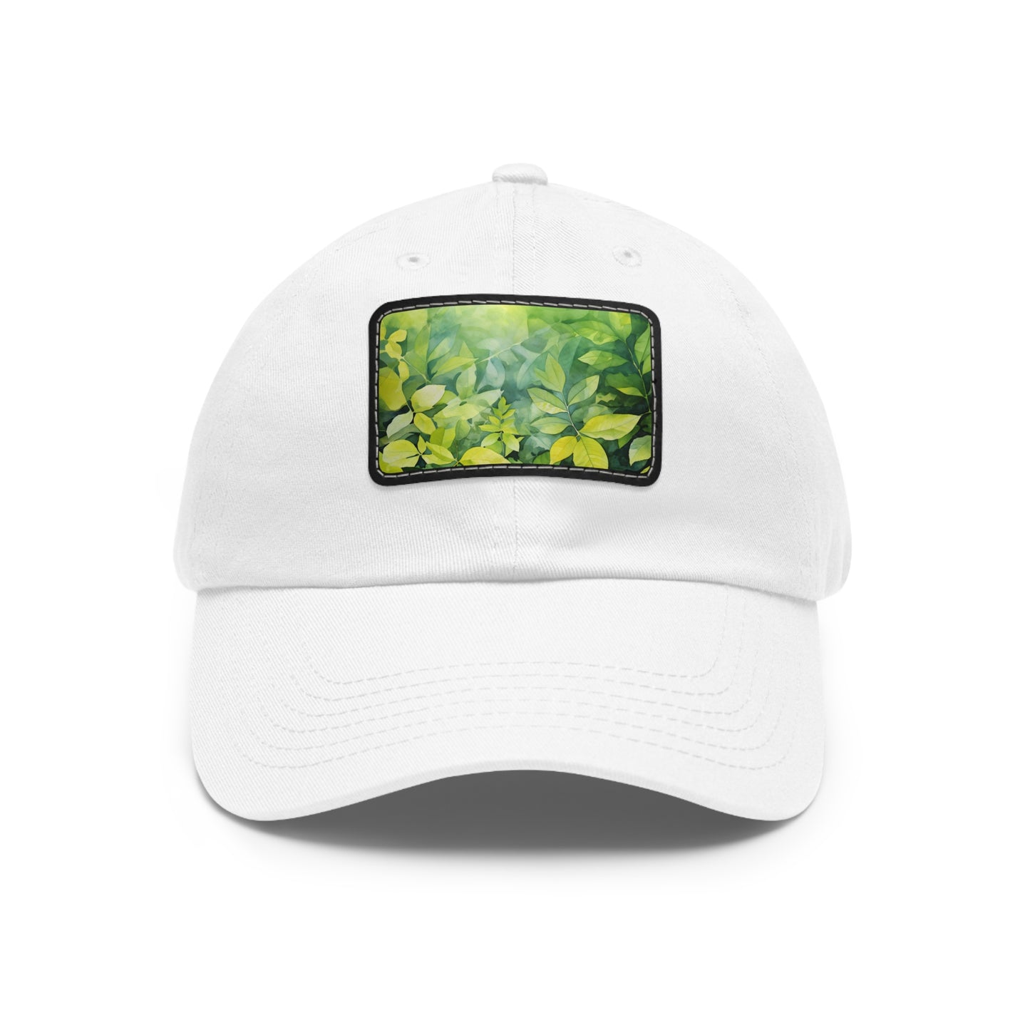 Summer Breeze Watercolor Foliage Cap