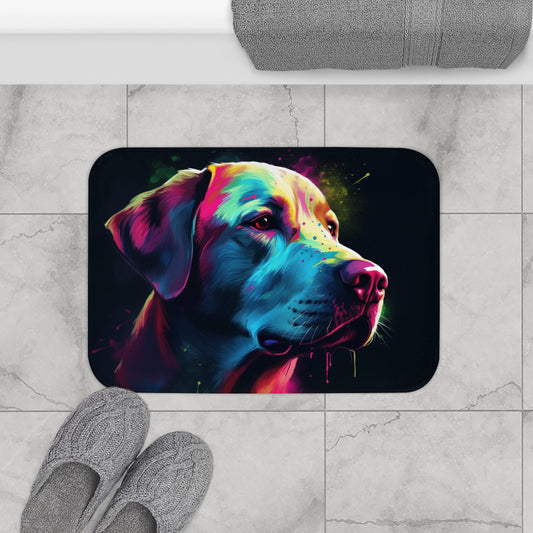 Labrador Sunshine Bath Mat | Bath Mats | Bath, Bathroom, Home & Living, Indoor, Sublimation | Prints with Passion