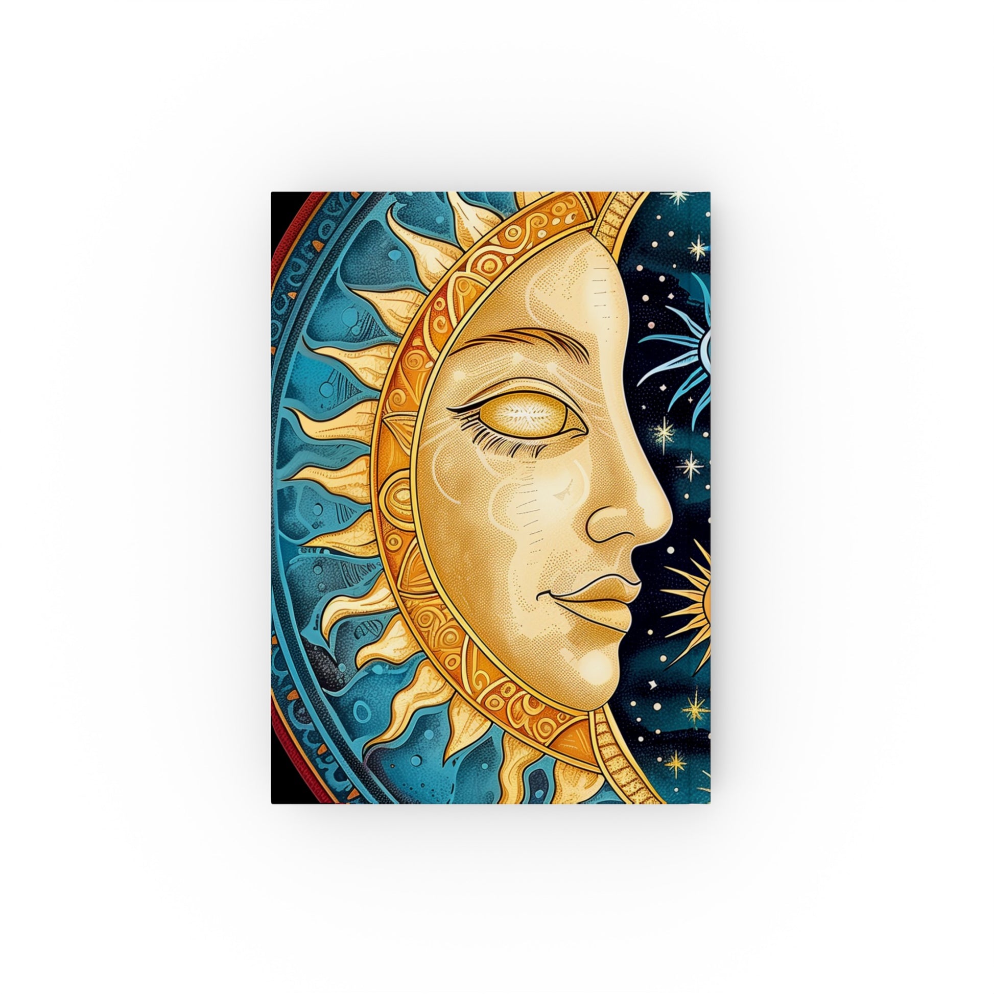 "Enchanting Sun and Moon Mandala Journal for Reflection and Creative Expression"